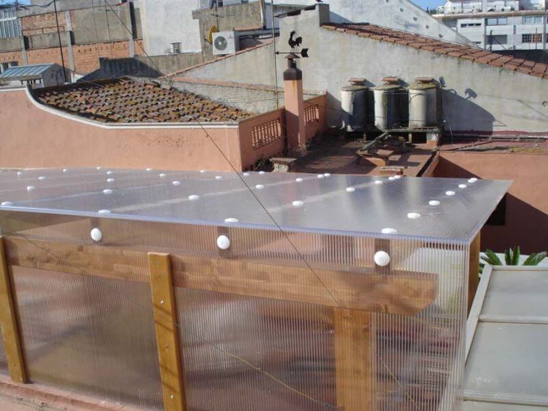 Pergolas de Madera Cubiertas con Policarbonato | Fustmar