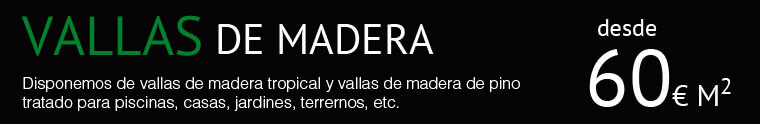 Vallas de Madera Tratada